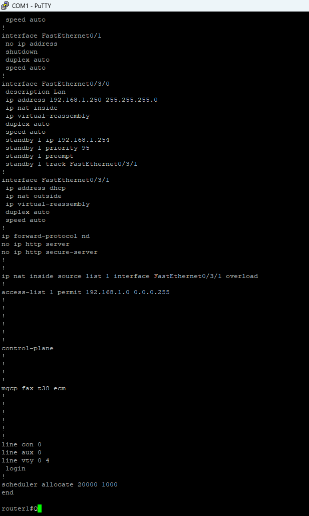Config finale router1
