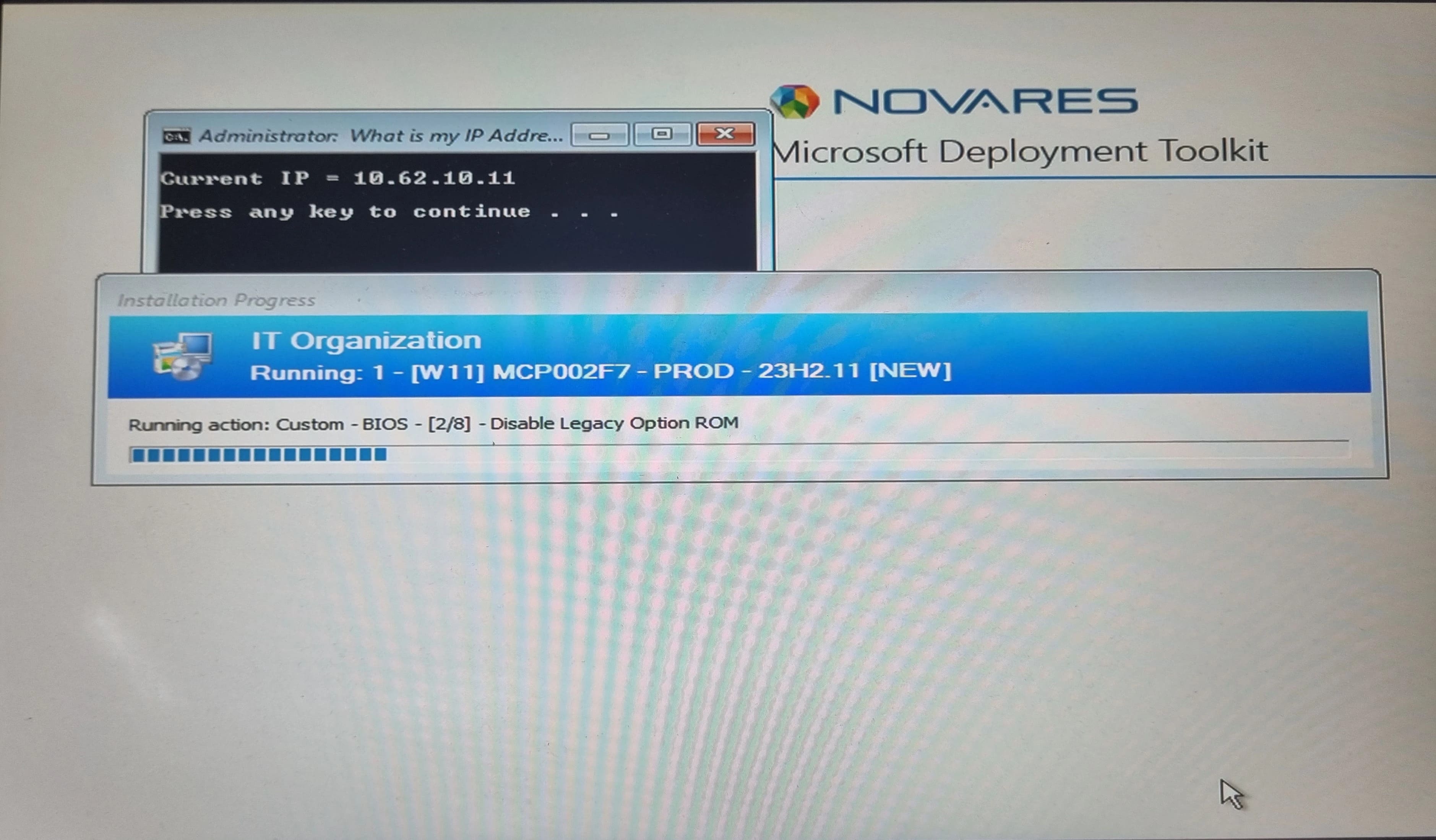 Déploiement en cours